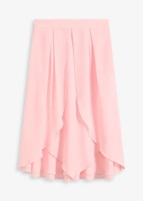 Midi rok met ruches, bonprix