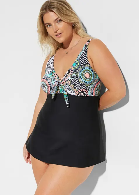 Badpakjurk met strikdetail, bonprix