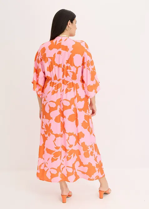 Maxi jurk van vloeiend satijn, bonprix