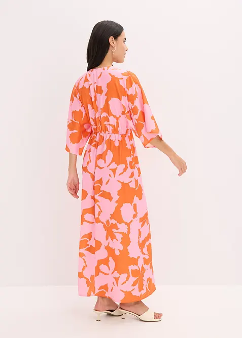 Maxi jurk van vloeiend satijn, bonprix