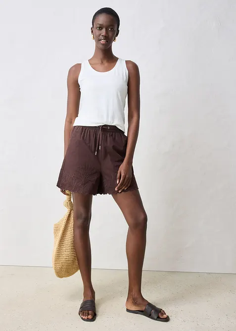 Tanktop met zijde, bonprix