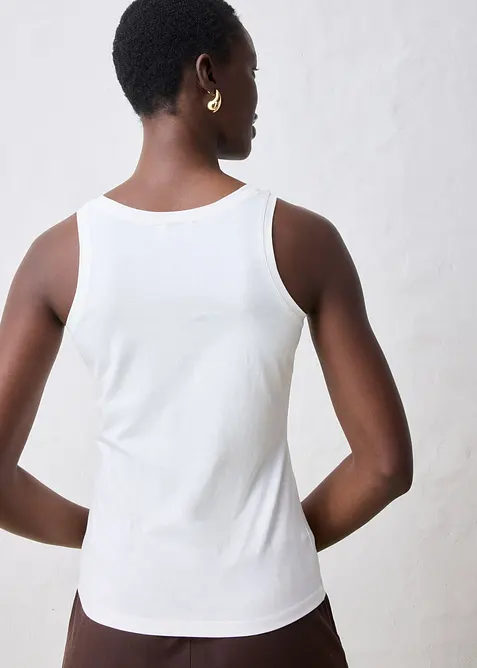 Tanktop met zijde, bonprix