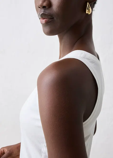 Tanktop met zijde, bonprix