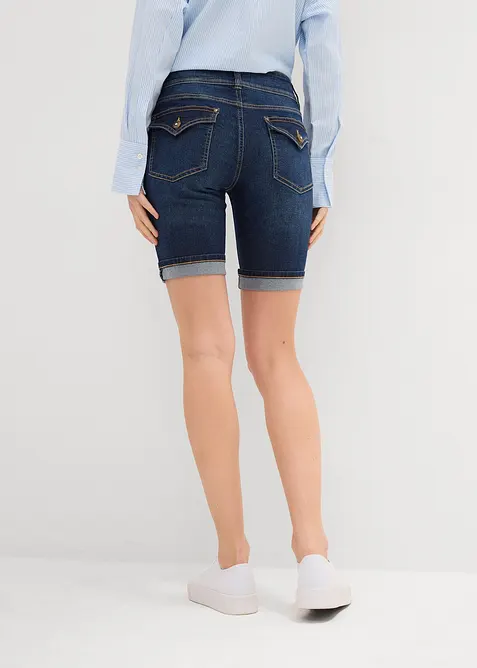Jeans bermuda mid waist, bonprix