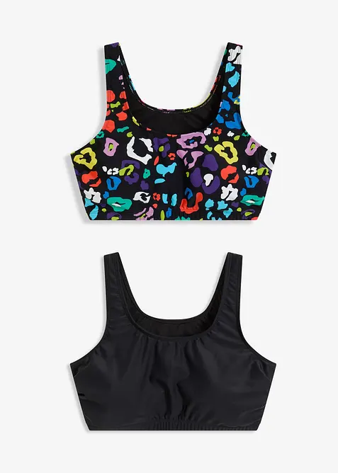 Bralette bikinitop (set van 2), bonprix