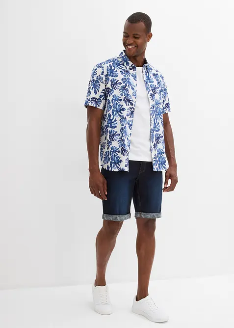 Stretch jeans bermuda, regular fit, bonprix