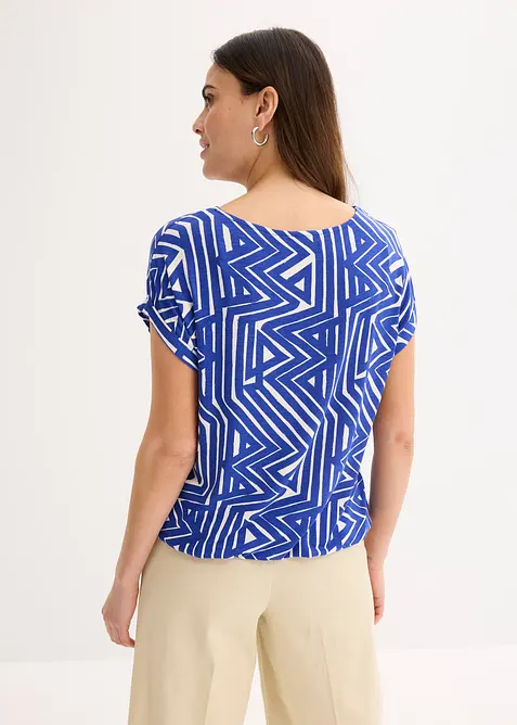 Oversized shirt in een soepele viscosemix, bonprix