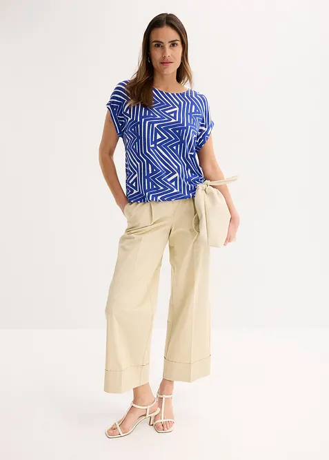 Oversized shirt in een soepele viscosemix, bonprix