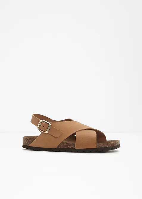 Leren sandalen, bonprix