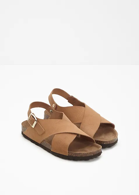 Leren sandalen, bonprix