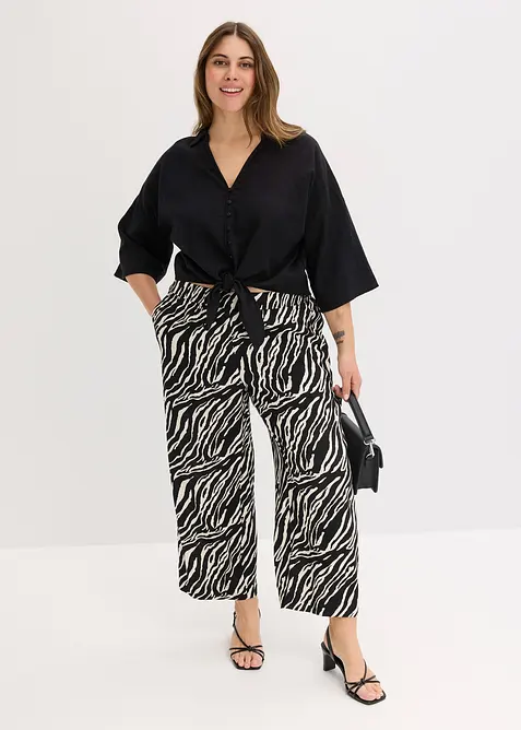 Linnen blouse, bonprix