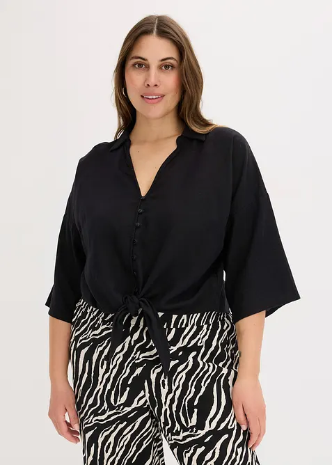 Linnen blouse, bonprix