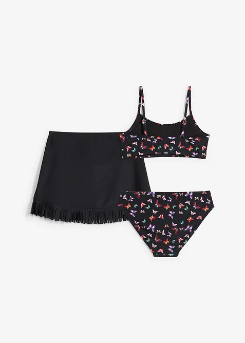 Bikini en rokje (3-dlg. set), bonprix
