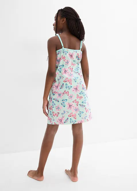 Nachthemd met zacht biologisch katoen (set van 2), bonprix