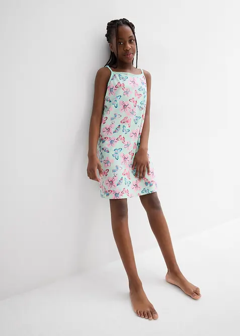 Nachthemd met zacht biologisch katoen (set van 2), bonprix