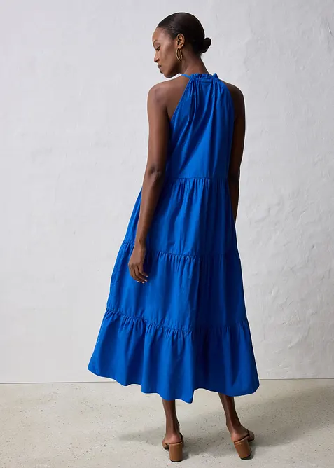 Jurk met zijde, bonprix