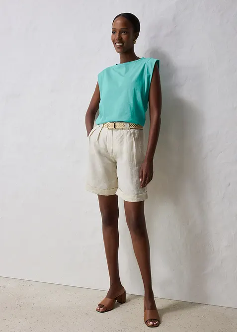 Shirt met zijde, bonprix