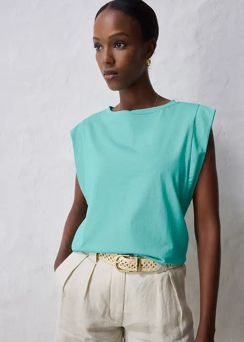 Shirt met zijde, bonprix