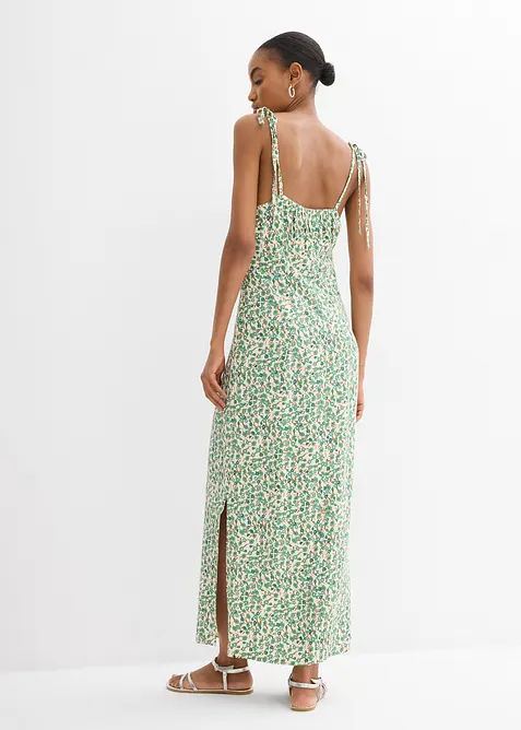 Jurk met spaghettibandjes van soepele viscose, bonprix