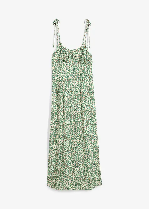 Jurk met spaghettibandjes van soepele viscose, bonprix