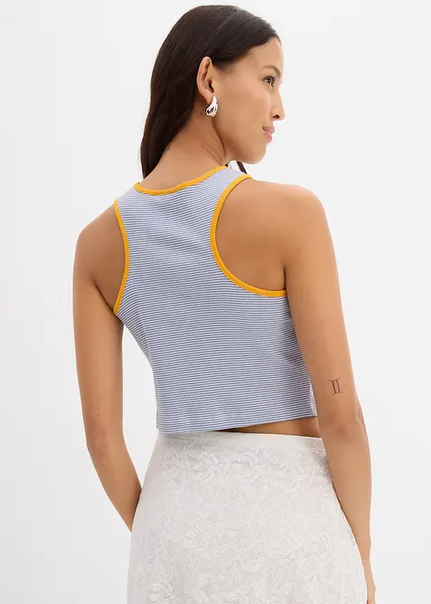Tanktop van biologisch katoen, bonprix