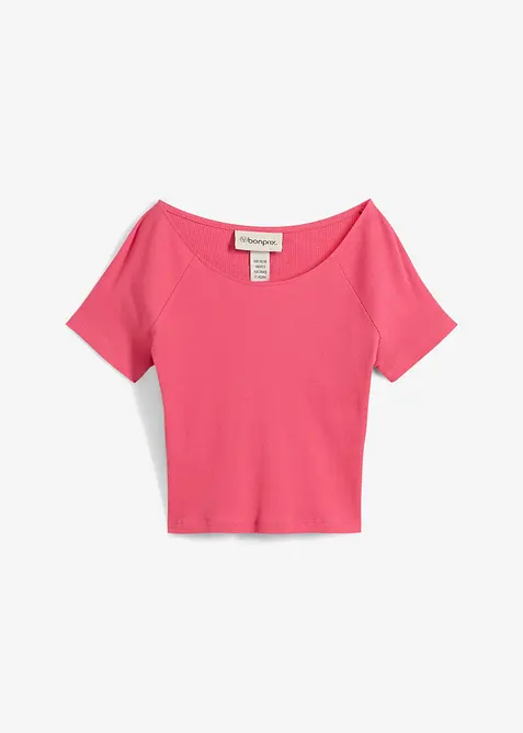 Aansluitend T-shirt van puur biologisch katoen, bonprix