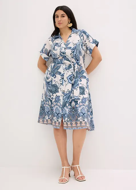 Jurk met ceintuur, bonprix