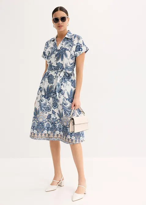 Jurk met ceintuur, bonprix