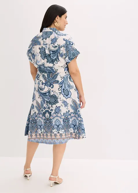 Jurk met ceintuur, bonprix