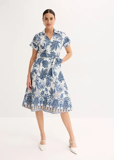 Jurk met ceintuur, bonprix