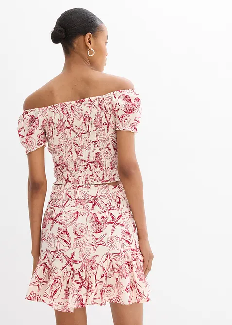 Carmen blouse van katoen, bonprix