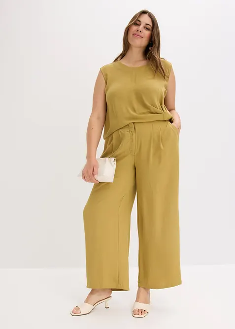 Getextureerde broek, bonprix