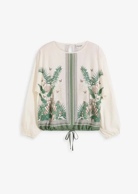 Gedessineerde shirt tuniek, bonprix