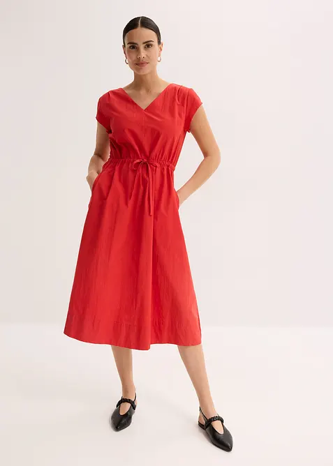 Katoenen popeline jurk, bonprix