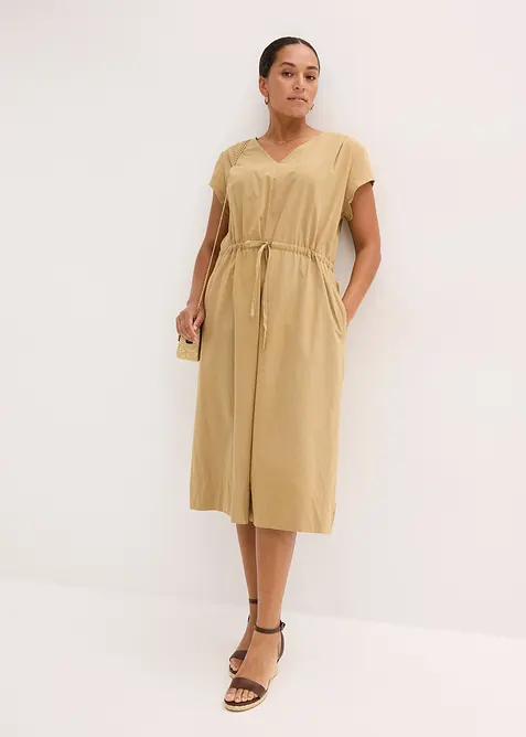 Katoenen popeline jurk, bonprix