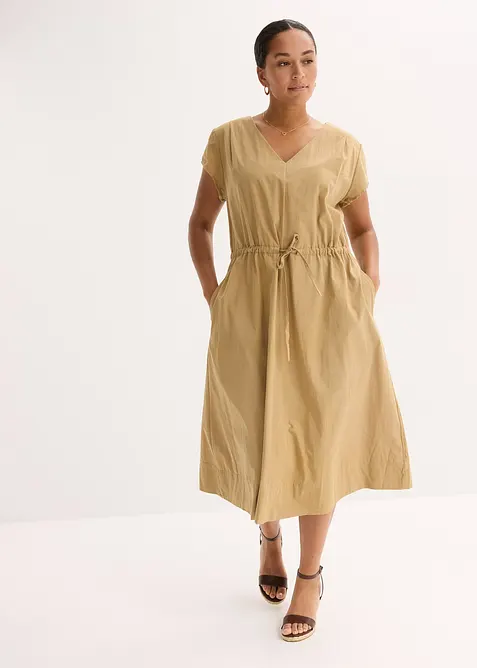 Katoenen popeline jurk, bonprix