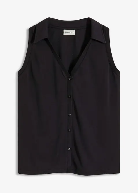 Viscose piqué polotop, bonprix