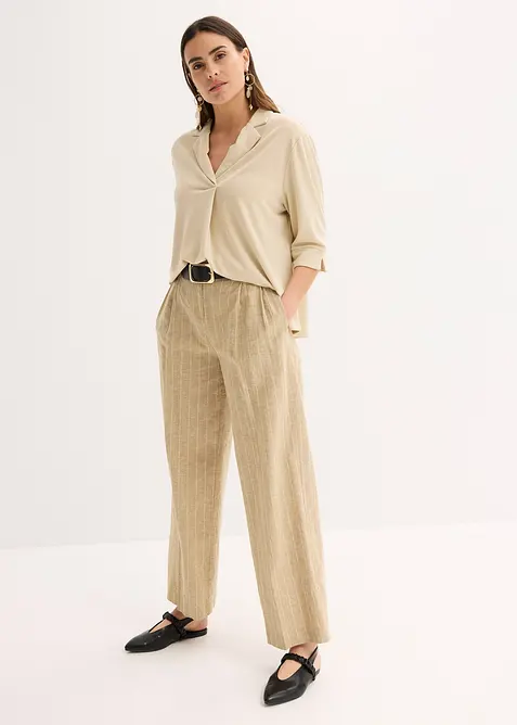 Shirt tuniek van soepele viscose piqué, bonprix