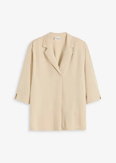 Shirt tuniek van soepele viscose piqué, bonprix