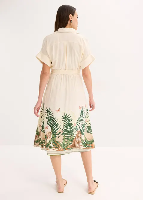 Overhemdjurk met borduursel, bonprix