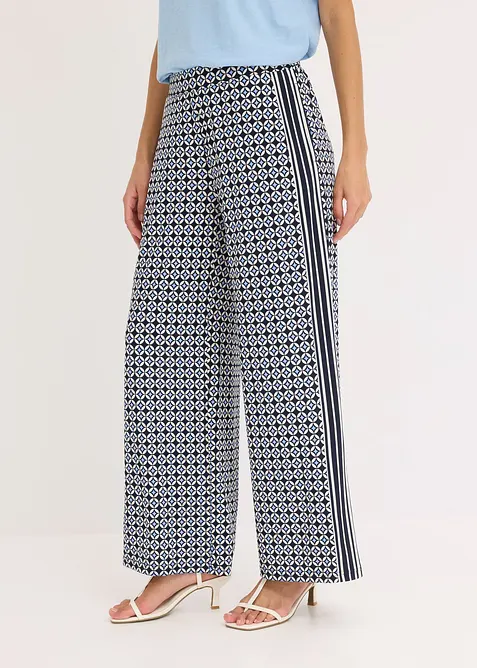 Jersey broek met een minimalistisch design, bonprix