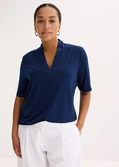 Shirt met een kelkkraag, bonprix