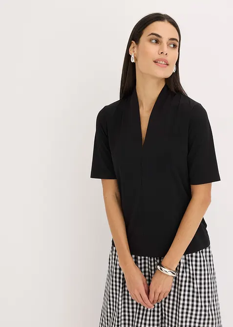 Shirt met een kelkkraag, bonprix