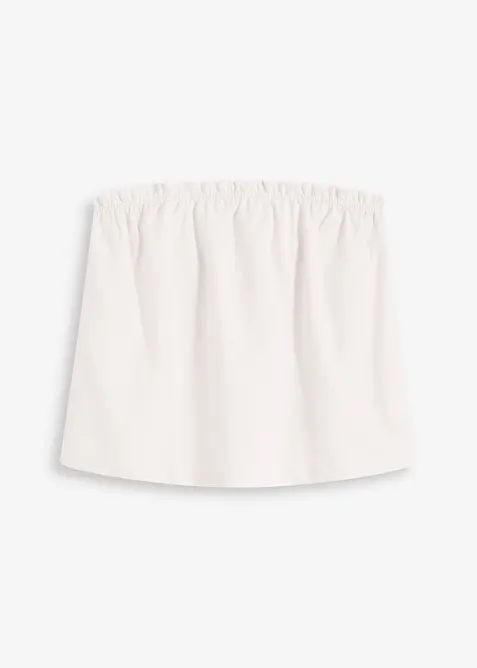 Blousetop met linnen, bonprix