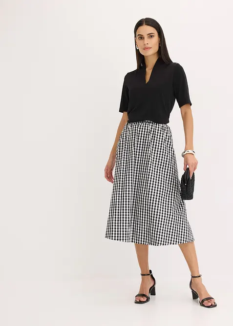 Shirt met een kelkkraag, bonprix