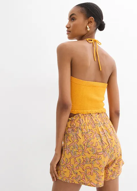 Gebreide neckholder top, bonprix