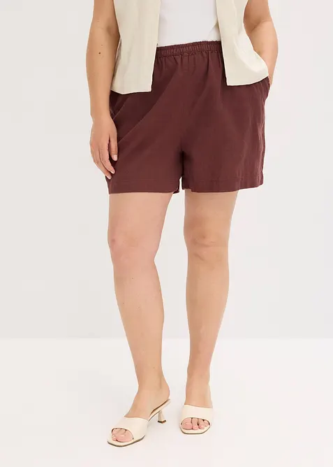 Short met linnen, bonprix