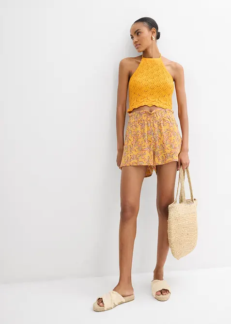 Gebreide neckholder top, bonprix