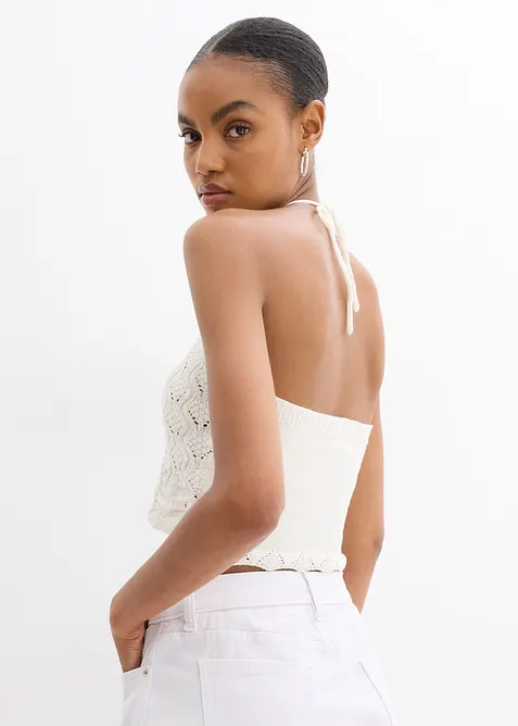 Gebreide neckholder top, bonprix
