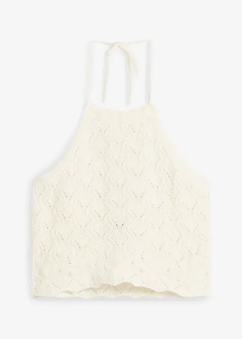 Gebreide neckholder top, bonprix